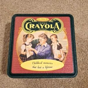 VINTAGE CRAYOLA COLLECTOR'S TIN